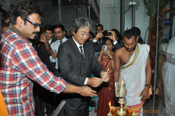 Venkatesh Launch Lakshmi Nissan Show Room 