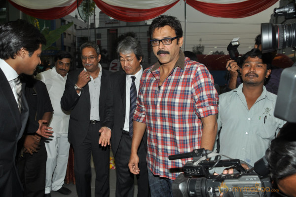 Venkatesh Launch Lakshmi Nissan Show Room 