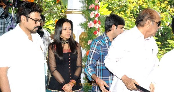 Venkatesh and Trisha New Movie Launch Gallery