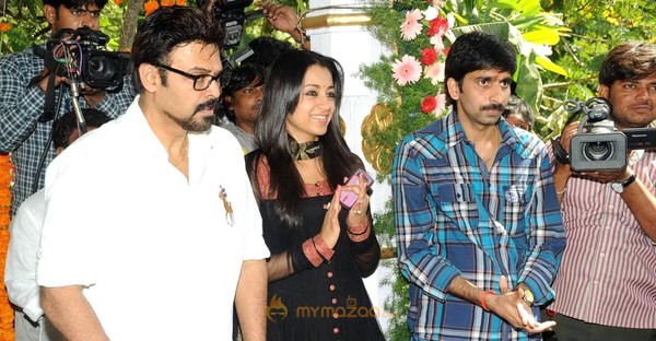 Venkatesh and Trisha New Movie Launch Gallery