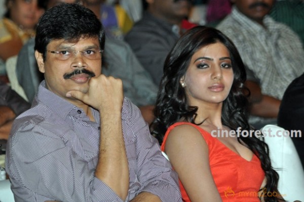 Venky Son & Mahesh Son At SVSC Audio Function