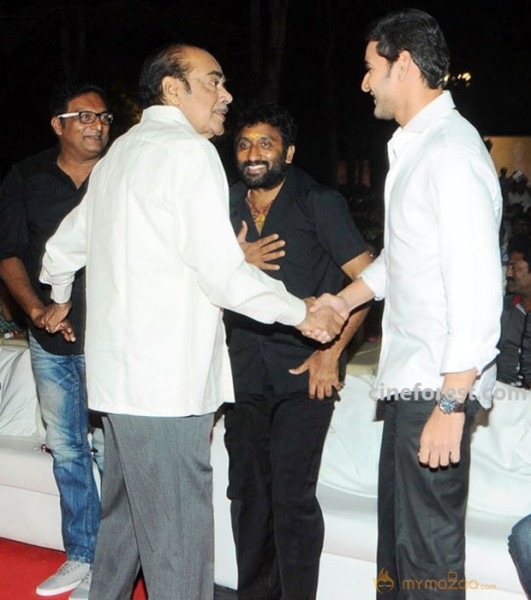 Venky Son & Mahesh Son At SVSC Audio Function