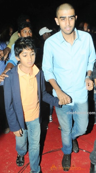 Venky Son & Mahesh Son At SVSC Audio Function