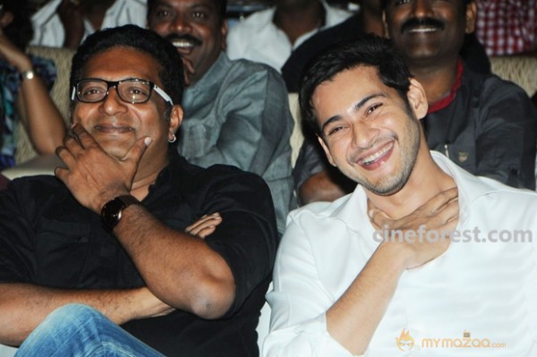 Venky Son & Mahesh Son At SVSC Audio Function