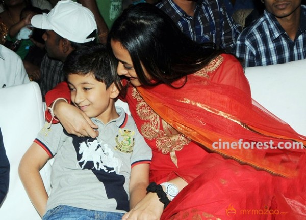 Venky Son & Mahesh Son At SVSC Audio Function