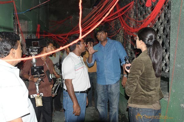 'Amaravathi' Working Stills 