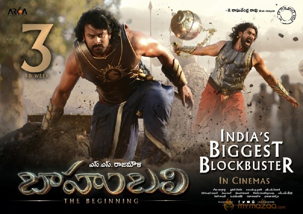 Baahubali 3rd Week Posters