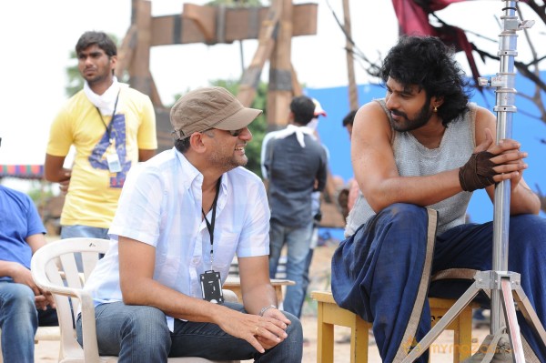 Baahubali Movie Working Stills