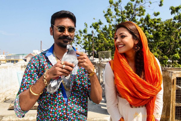 Dhanush-Kajal Aggarwal Maari movie stills