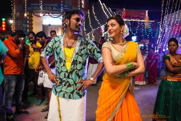 Dhanush-Kajal Aggarwal Maari movie stills