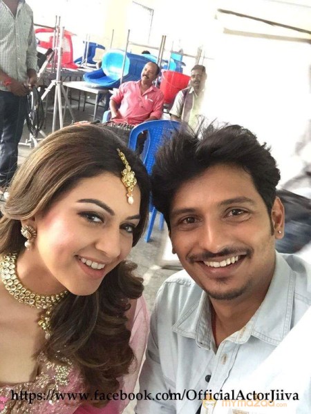 Hansika Pokkiri Raj shooting spot photos