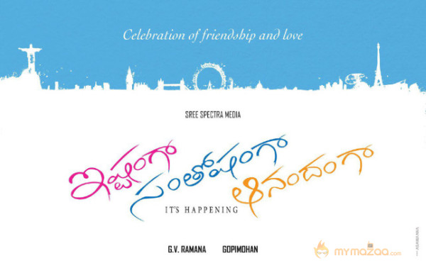 Ishtamga Santoshamga Aanandhamga movie few more title Greeting cards