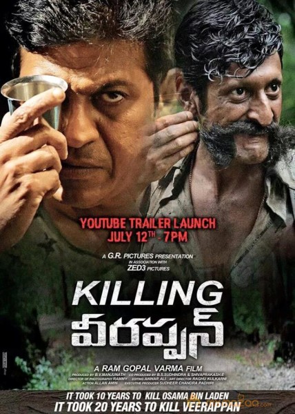 Killing Veerappan Movie Posters