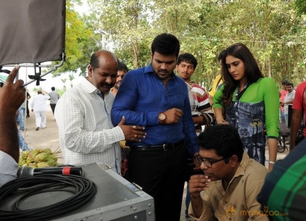 Shourya Movie New Working Photos