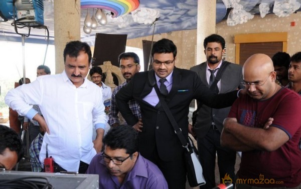 Shourya Movie Working Stills