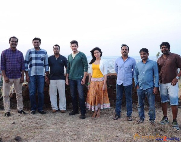 Srimanthudu Movie Working Stills 