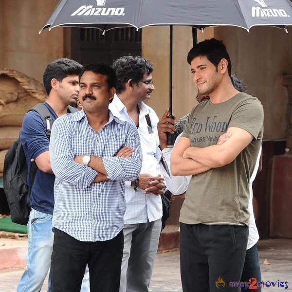 Srimanthudu Movie Working Stills 