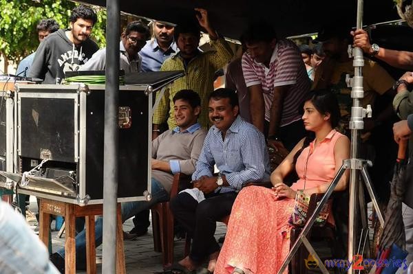 Srimanthudu Movie Working Stills 