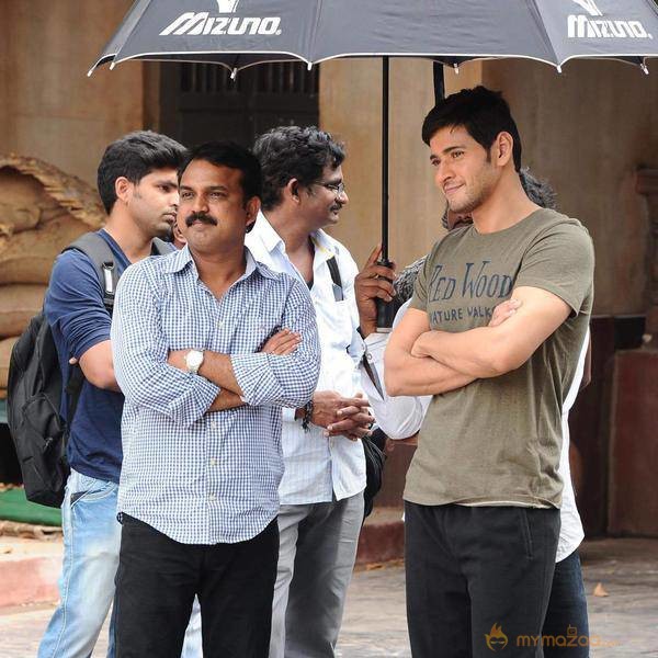 Srimanthudu Movie Working Stills