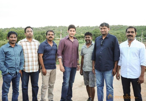 Srimanthudu Movie Working Stills