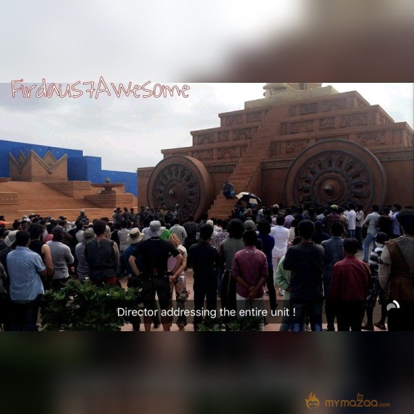 'Baahubali 2'  Working Stills- Bigger Than The Beginning