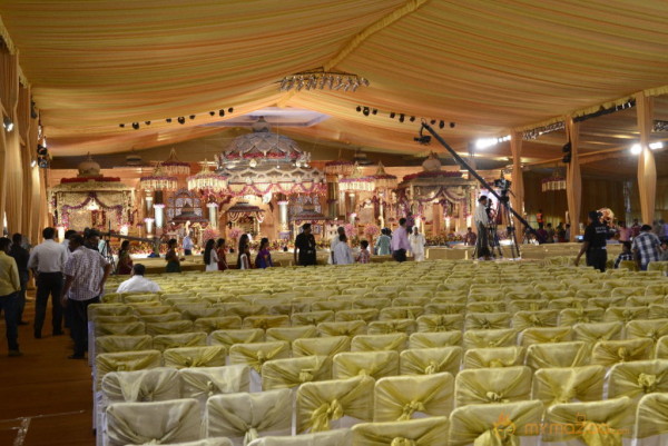 Balakrishna's Daughter Tejaswini Marriage Mandap Sets Photos 