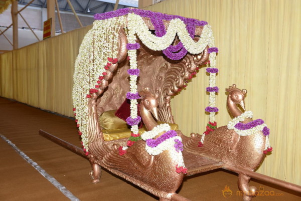 Balakrishna's Daughter Tejaswini Marriage Mandap Sets Photos 