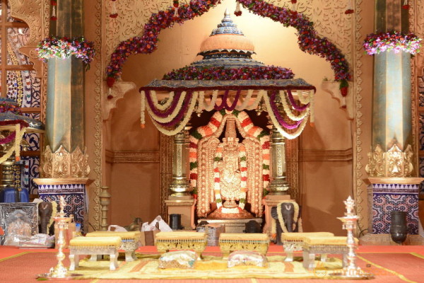 Balakrishna's Daughter Tejaswini Marriage Mandap Sets Photos 