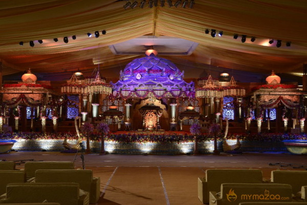 Balakrishna's Daughter Tejaswini Marriage Mandap Sets Photos 