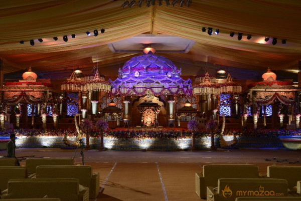 Balakrishna's Daughter Tejaswini Marriage Mandap Sets Photos 