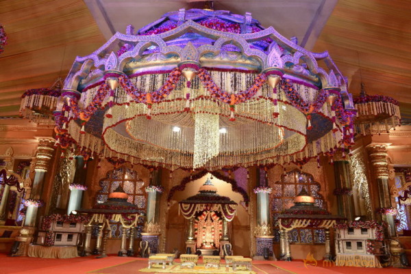 Balakrishna's Daughter Tejaswini Marriage Mandap Sets Photos 