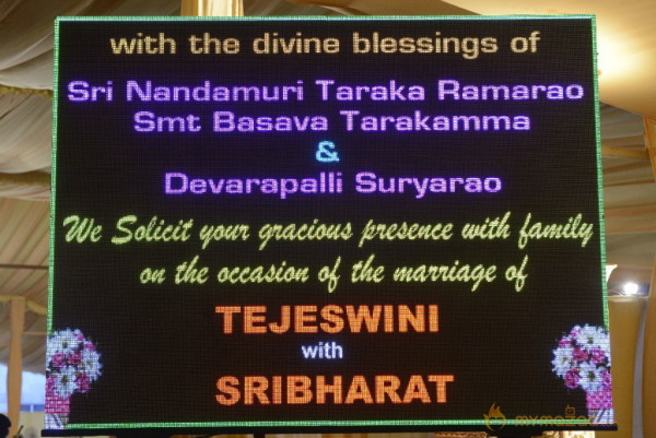 Balakrishna's Daughter Tejaswini Marriage Mandap Sets Photos 