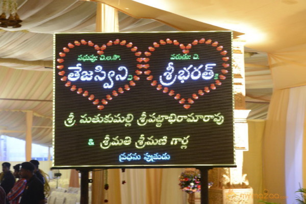 Balakrishna's Daughter Tejaswini Marriage Mandap Sets Photos 