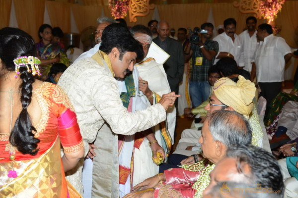 Balakrishna's Daughter Tejaswini Wedding Photos Gallery 