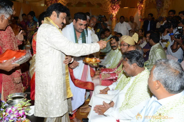 Balakrishna's Daughter Tejaswini Wedding Photos Gallery 