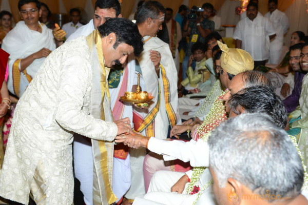 Balakrishna's Daughter Tejaswini Wedding Photos Gallery 