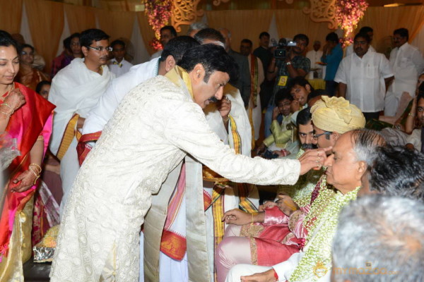 Balakrishna's Daughter Tejaswini Wedding Photos Gallery 