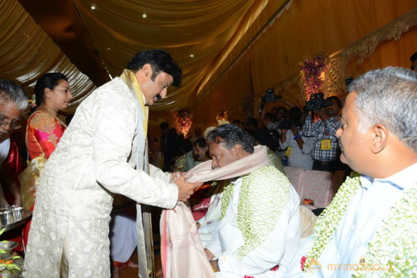 Balakrishna's Daughter Tejaswini Wedding Photos Gallery 