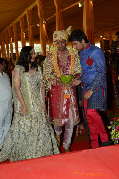 Balakrishna's Daughter Tejaswini Wedding Photos Gallery 