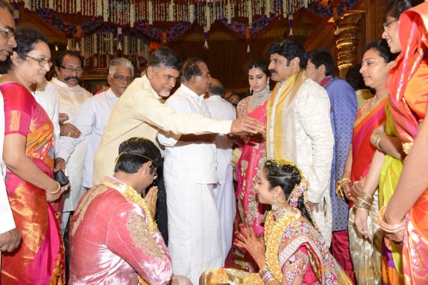 Balakrishna's Daughter Tejaswini Weds Sri Bharat Wedding Photos 