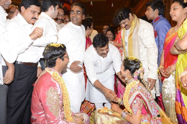 Balakrishna's Daughter Tejaswini Weds Sri Bharat Wedding Photos 