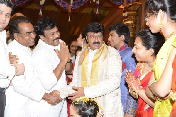 Balakrishna's Daughter Tejaswini Weds Sri Bharat Wedding Photos 