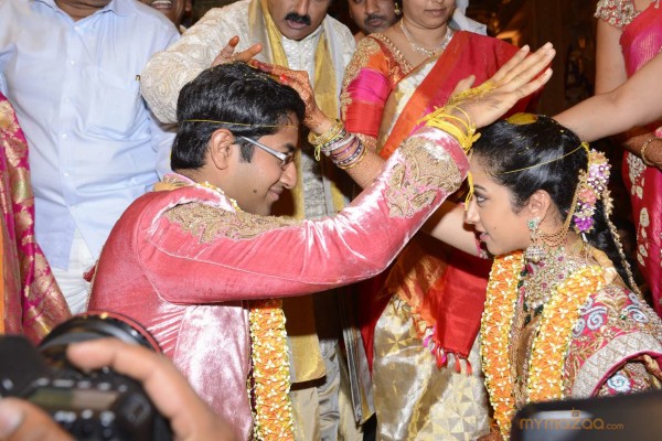 Balakrishna's Daughter Tejaswini Weds Sri Bharat Wedding Photos 