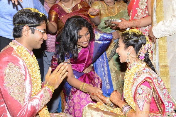 Balakrishna's Daughter Tejaswini Weds Sri Bharat Wedding Photos 