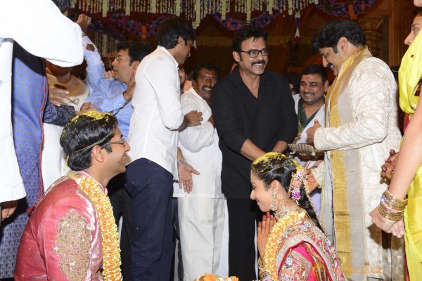 Balakrishna's Daughter Tejaswini Weds Sri Bharat Wedding Photos 