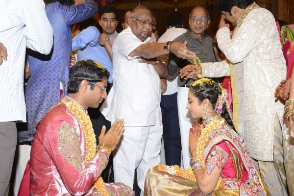 Balakrishna's Daughter Tejaswini Weds Sri Bharat Wedding Photos 