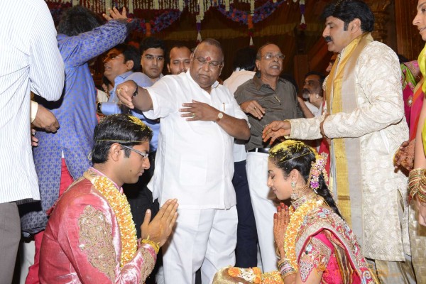 Balakrishna's Daughter Tejaswini Weds Sri Bharat Wedding Photos 