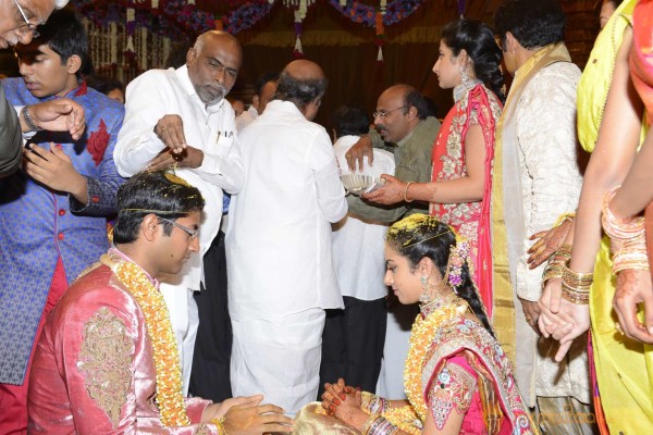 Balakrishna's Daughter Tejaswini Weds Sri Bharat Wedding Photos 