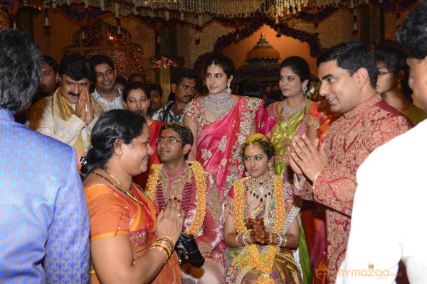 Balakrishna's Daughter Tejaswini Weds Sri Bharat Wedding Photos 