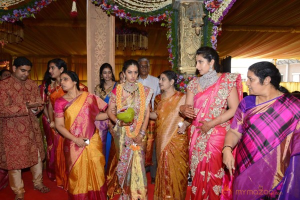 Balakrishna's Daughter Tejaswini Weds Sri Bharat Wedding Photos 